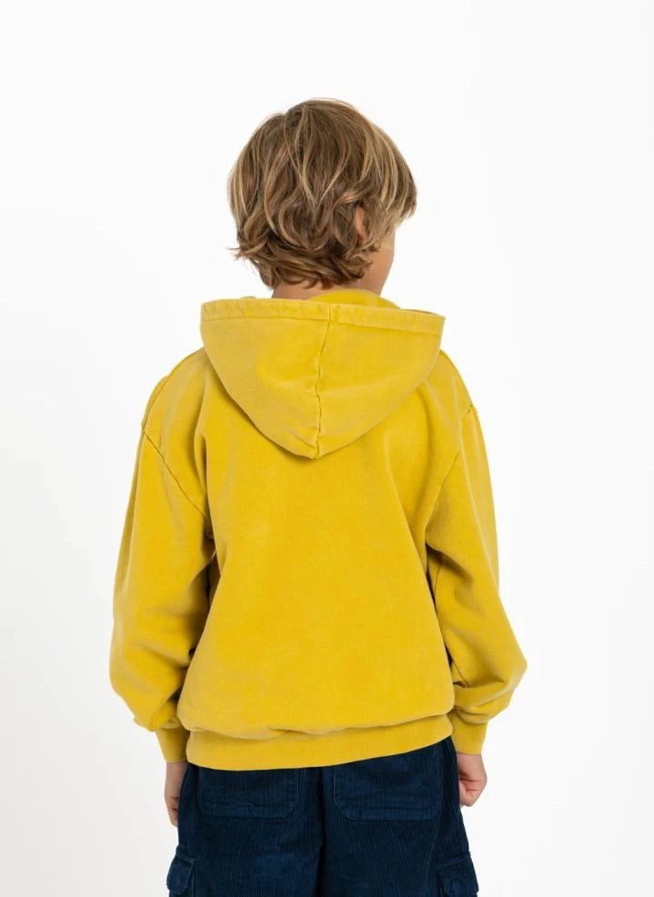 Hundred Pieces - Pat Outdoor Organic Cotton Sweatshirt | Mustard