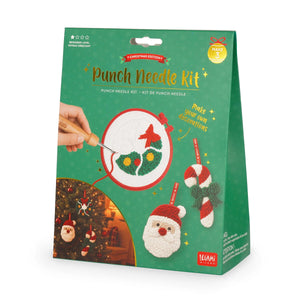 Legami - Creative Kit Hanging Christmas Decorations - Punch Needle Kit