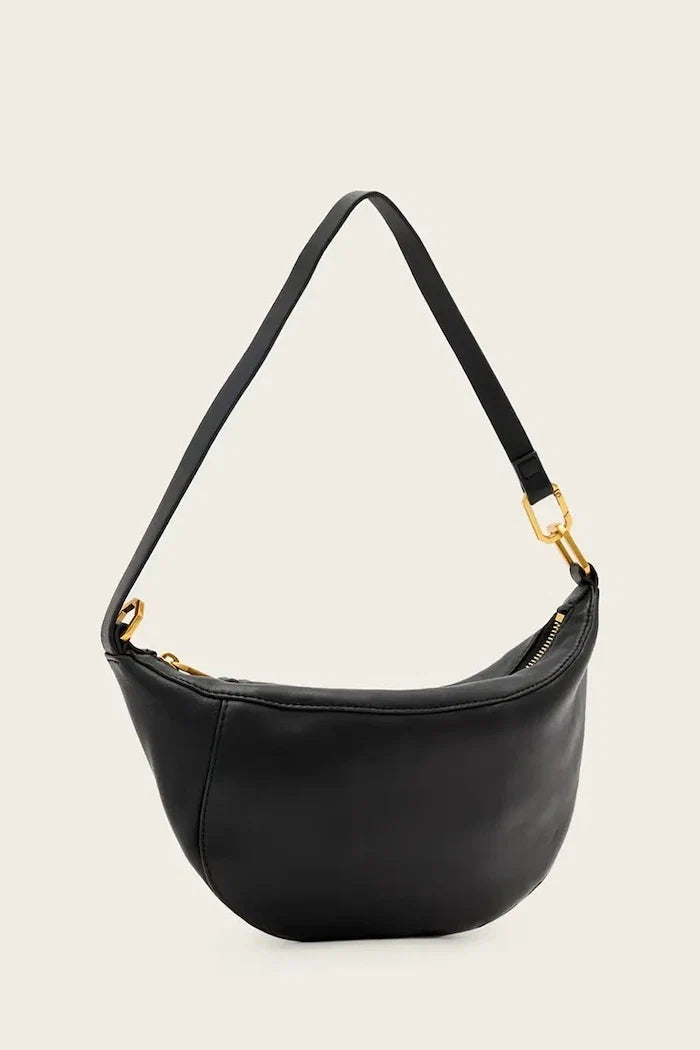 AllSaints kadın deri crossbody çanta