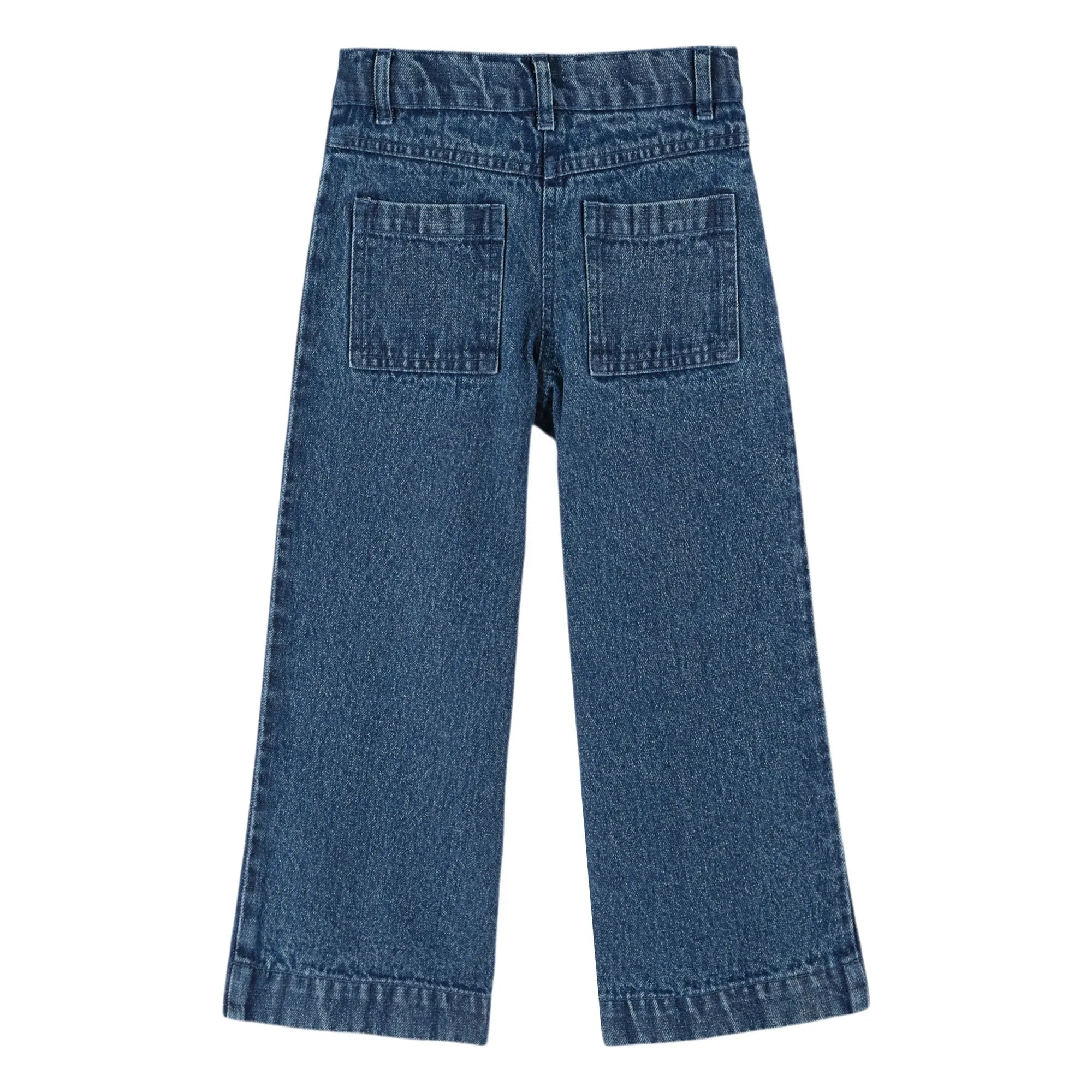 Emile et Ida - Blue Embroidered Jeans