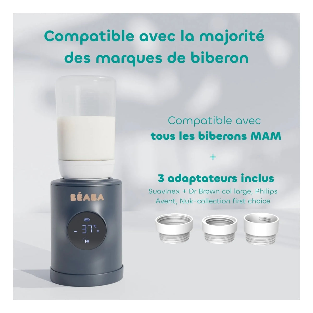 Béaba - Milk Nomad Baby Bottle Warmer | Night Blue