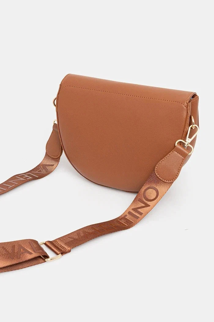 Valentino Bags kadın imitasyon deri kruvasan çanta