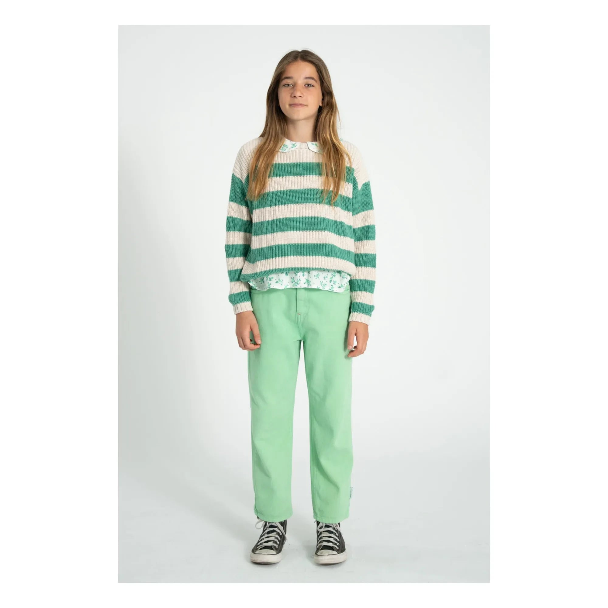 Piupiuchick - Straight Jeans | Grass Green