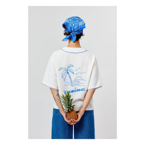 a.p - Vacaciones Cotton Shirt | Ecru