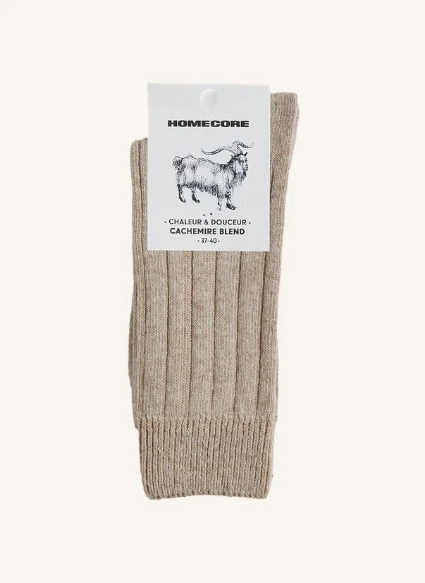 Homecore - Cashmere Socks | Beige
