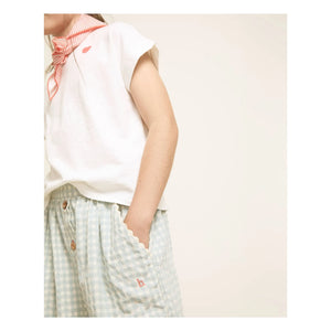 Búho - Bisous Organic Cotton T-Shirt | White