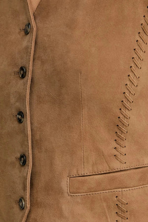 Weekend Max Mara Women's Suede Vest VETUSTA