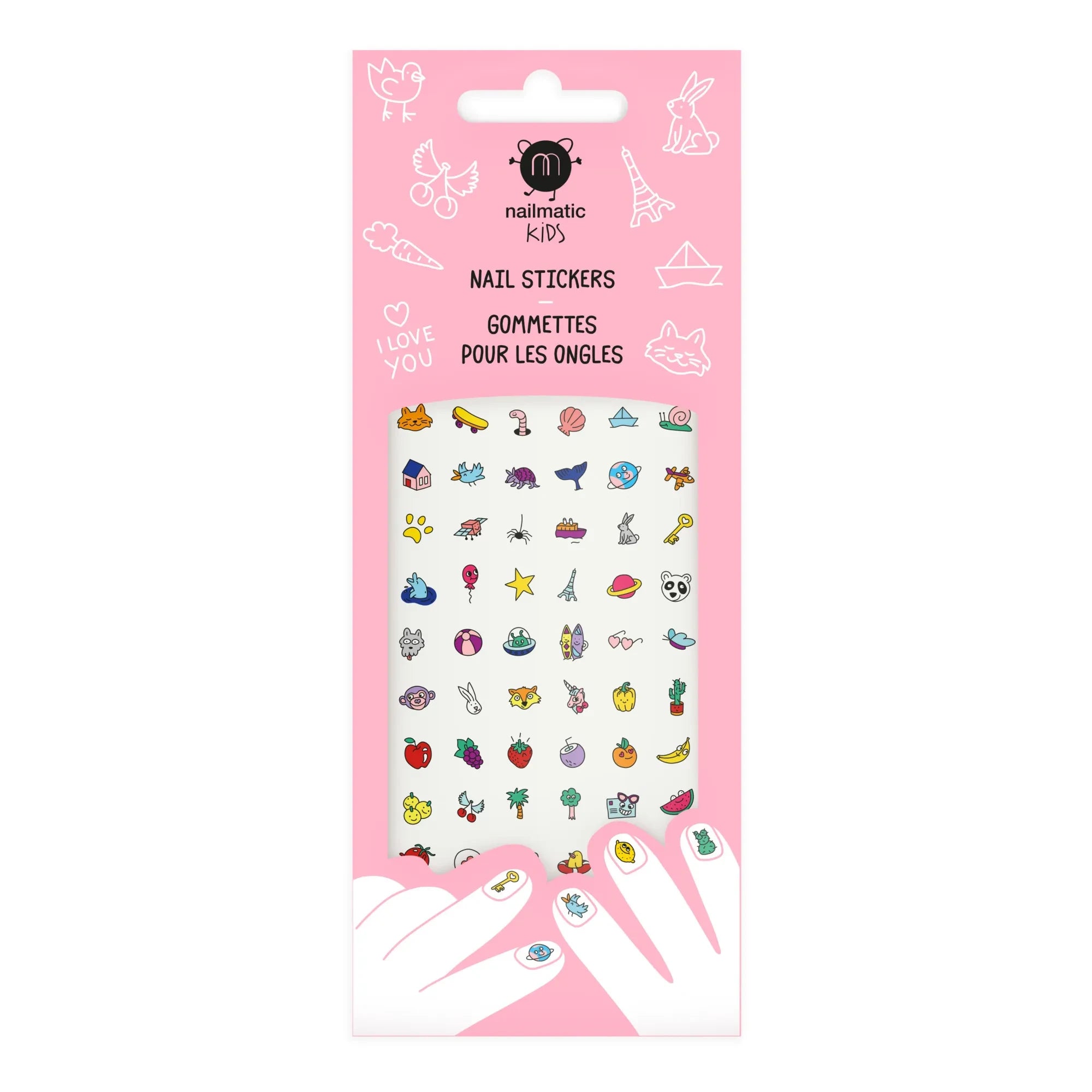 Nailmatic Kids - Happy Nails tırnak stickerları