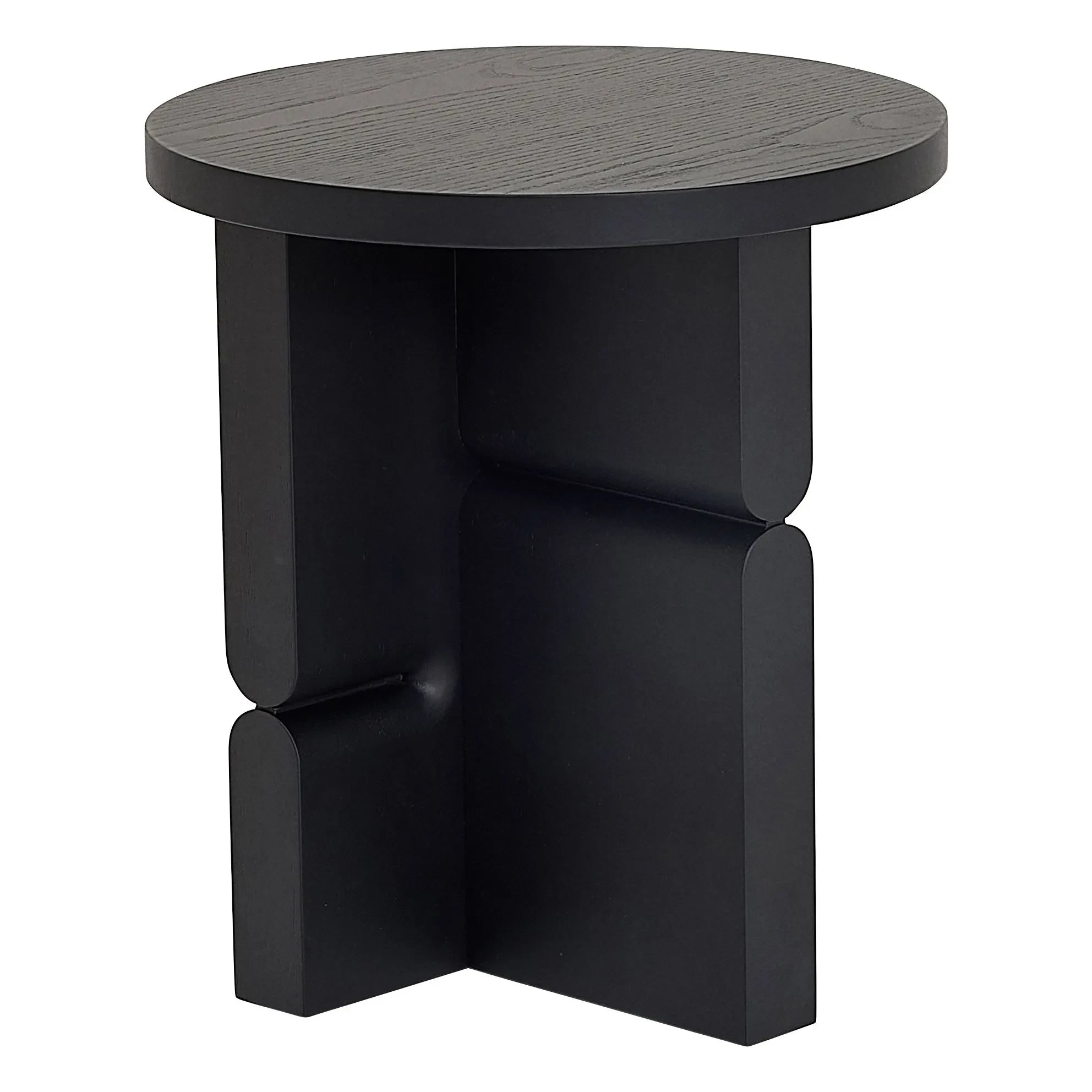 Nobodinoz - Noon Painted Wooden Side Table | Black
