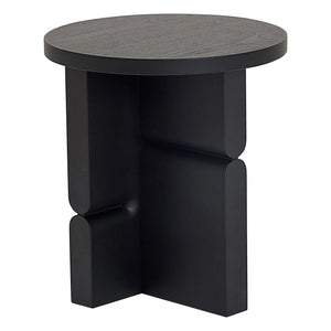 Nobodinoz - Noon Painted Wooden Side Table | Black