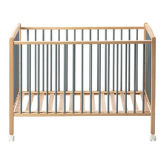 Combelle - Arthur Cot 60 x 120 cm | Gray Blue