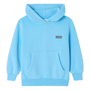 American Vintage - Izubird Hooded Sweatshirt | Light blue