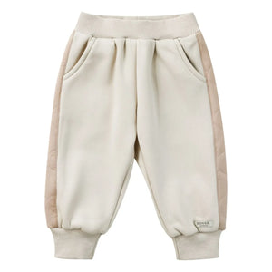 Donsje - Noorien Dual-Material Joggers | Ecru