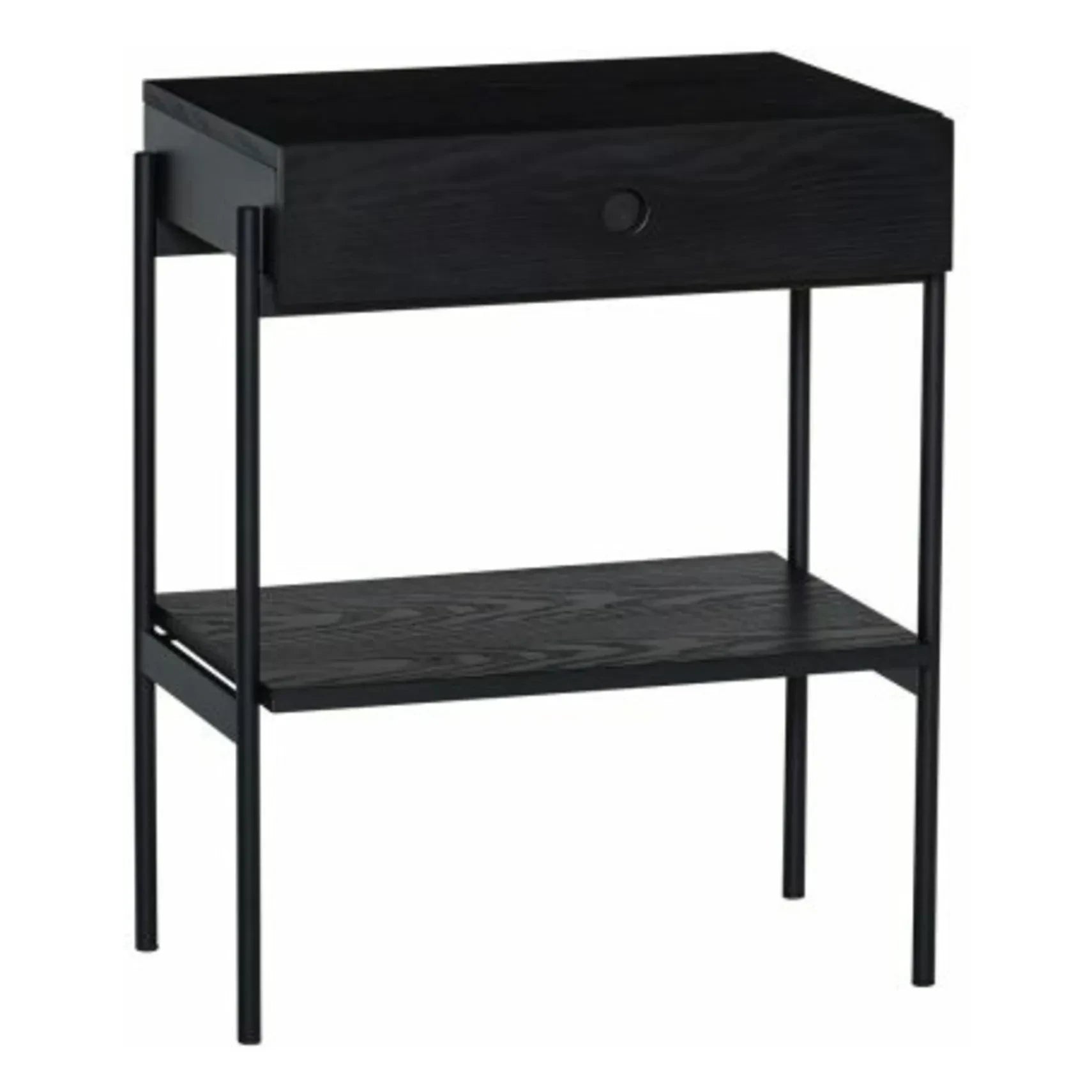 Hübsch - Bedside Table Black | Black