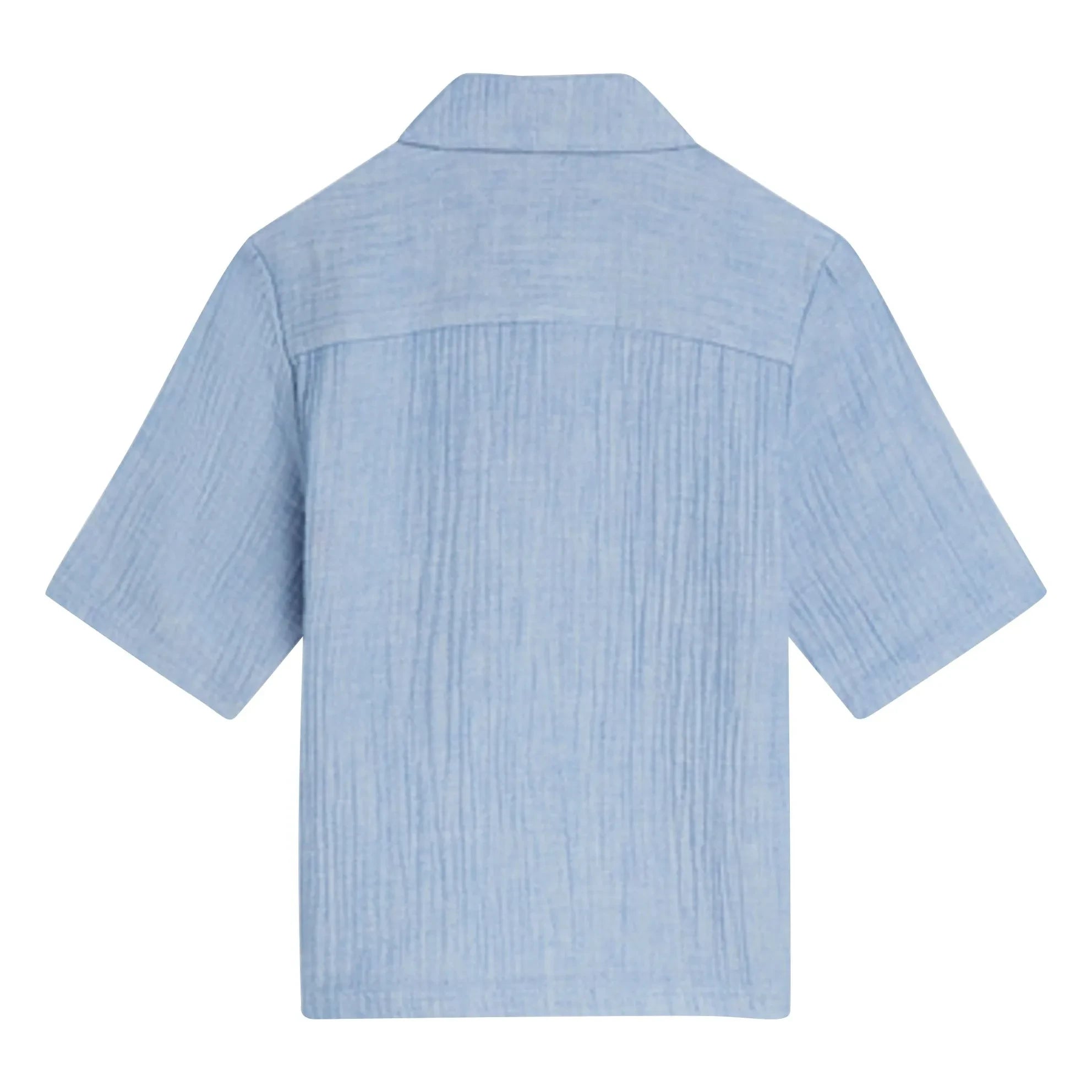 Scotch & Soda - Polo Chambray Shirt | Light Blue