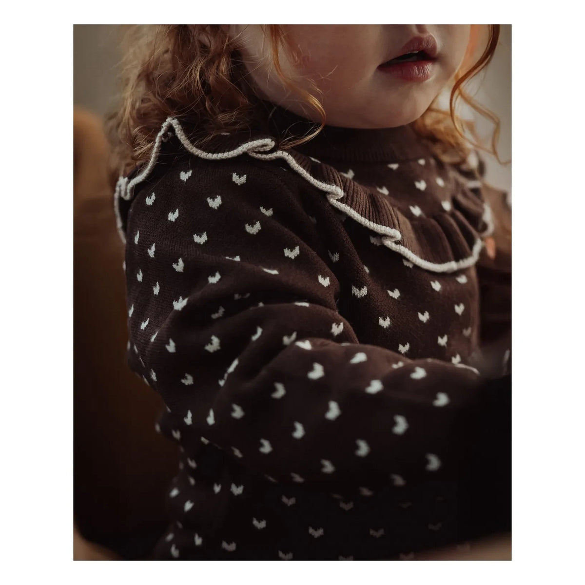 Fliink - Fame Polka-Dot Sweater | Brown