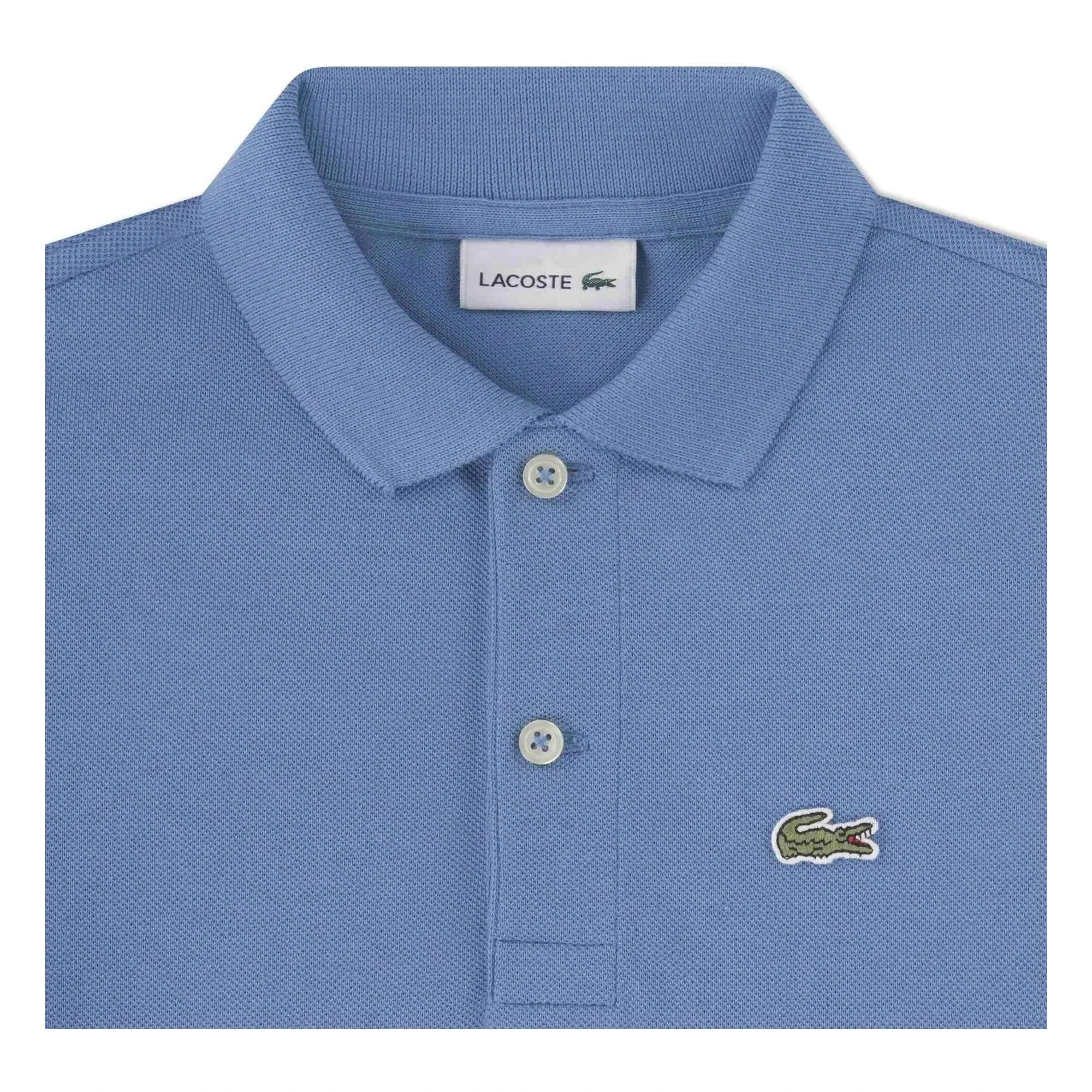 Lacoste - Light Blue Polo with Logo