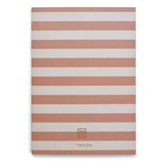 Liewood - A4 Jae defter | Çizgili Tuscany rose/Sandy