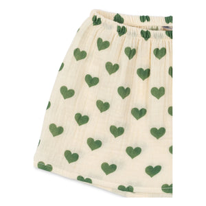 Konges Sløjd - Coco Hearts Organic Cotton Shorts | Ecru