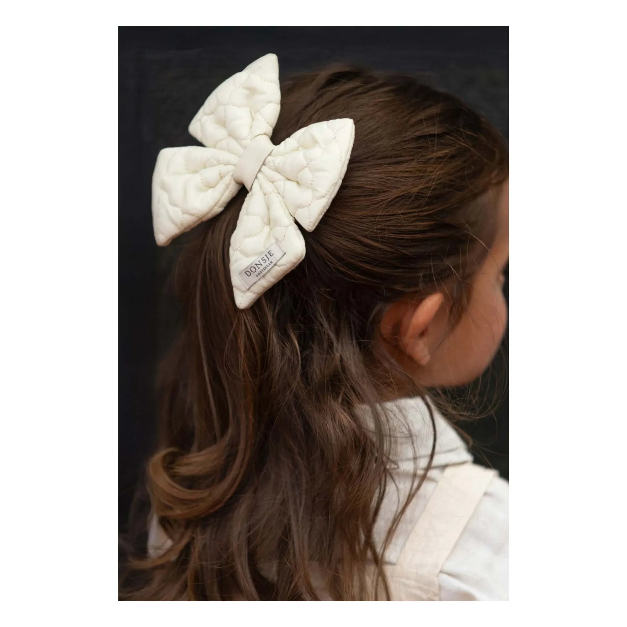 Donsje - Klasina Bow hair clip | Ivory