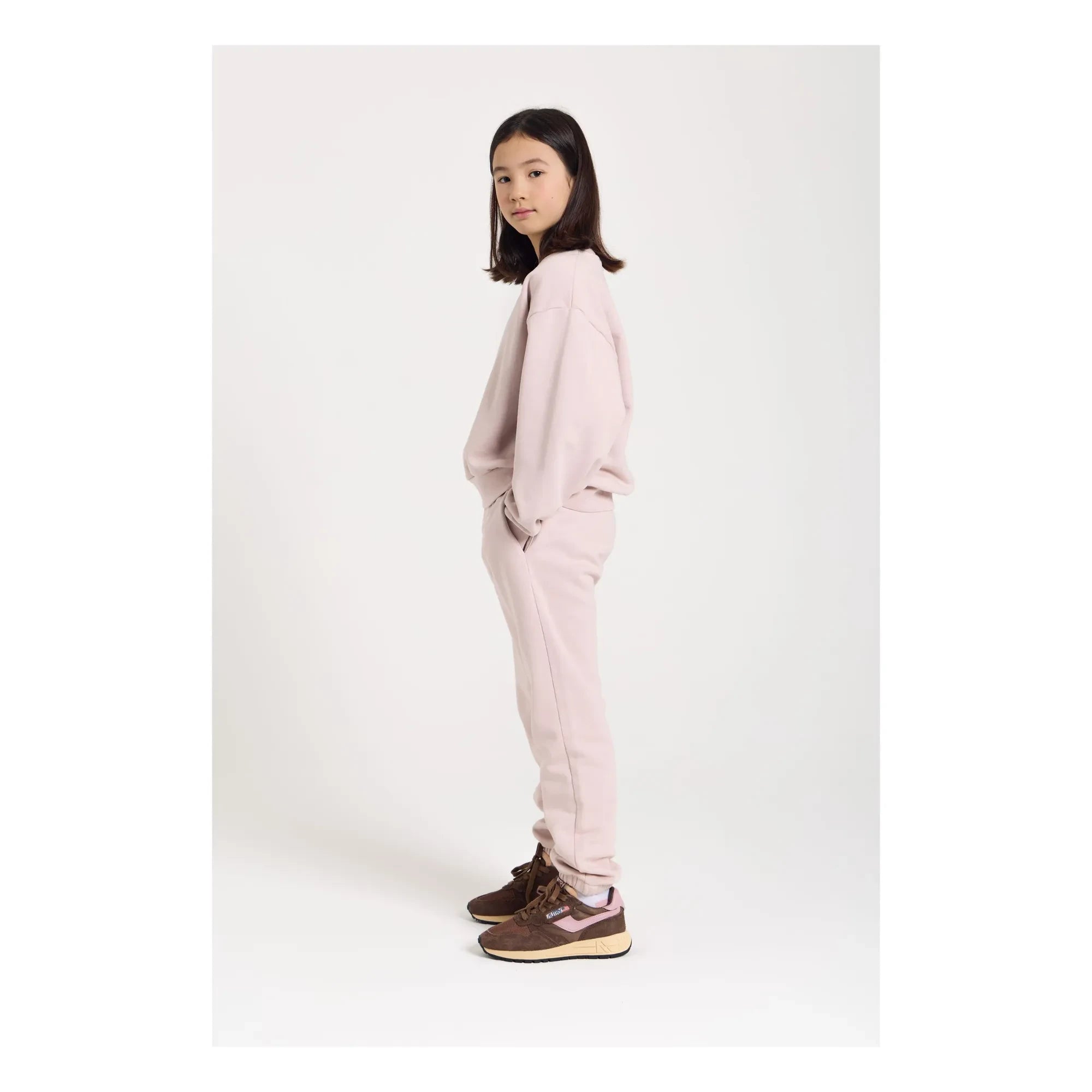 Smallable Kid - Kiwi Organic Cotton Joggers | Pale Pink