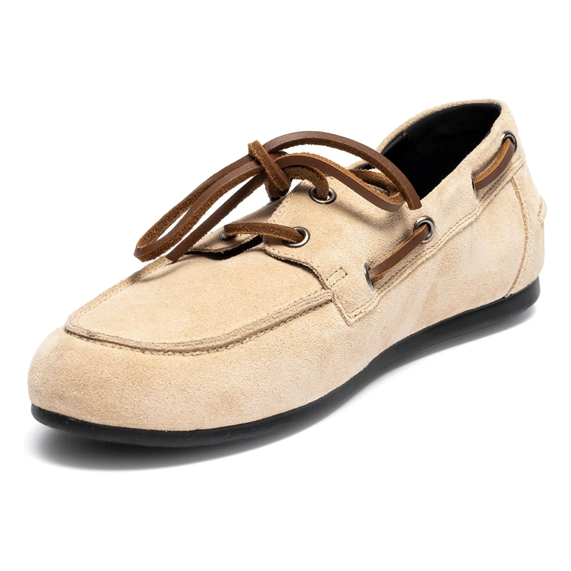 Odare - Leo Sensory Boat Shoes | Beige