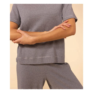 Petit Bateau - Milleraies Pajama Set - Women's Collection | Navy Blue
