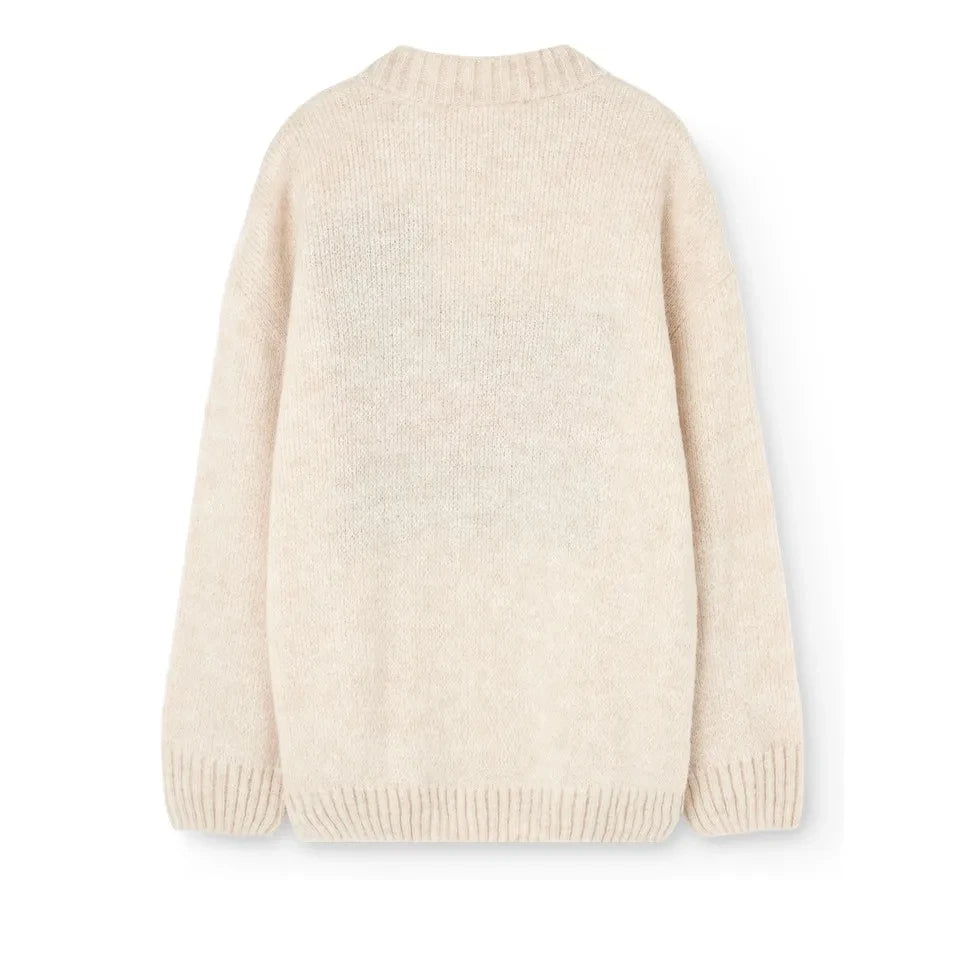 The Animals Observatory - Boxfish Car Sweater | Cream