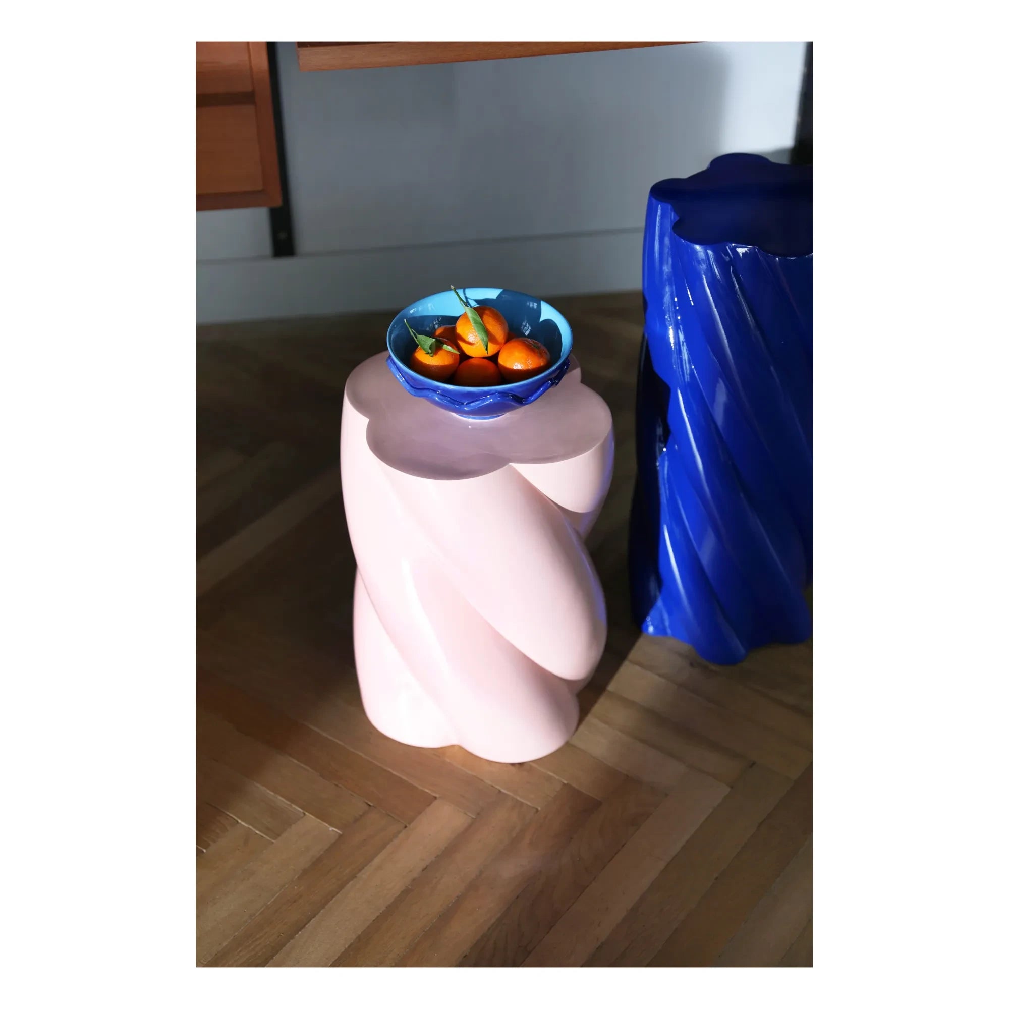 &Klevering - Marshmallow Side Table | Pink