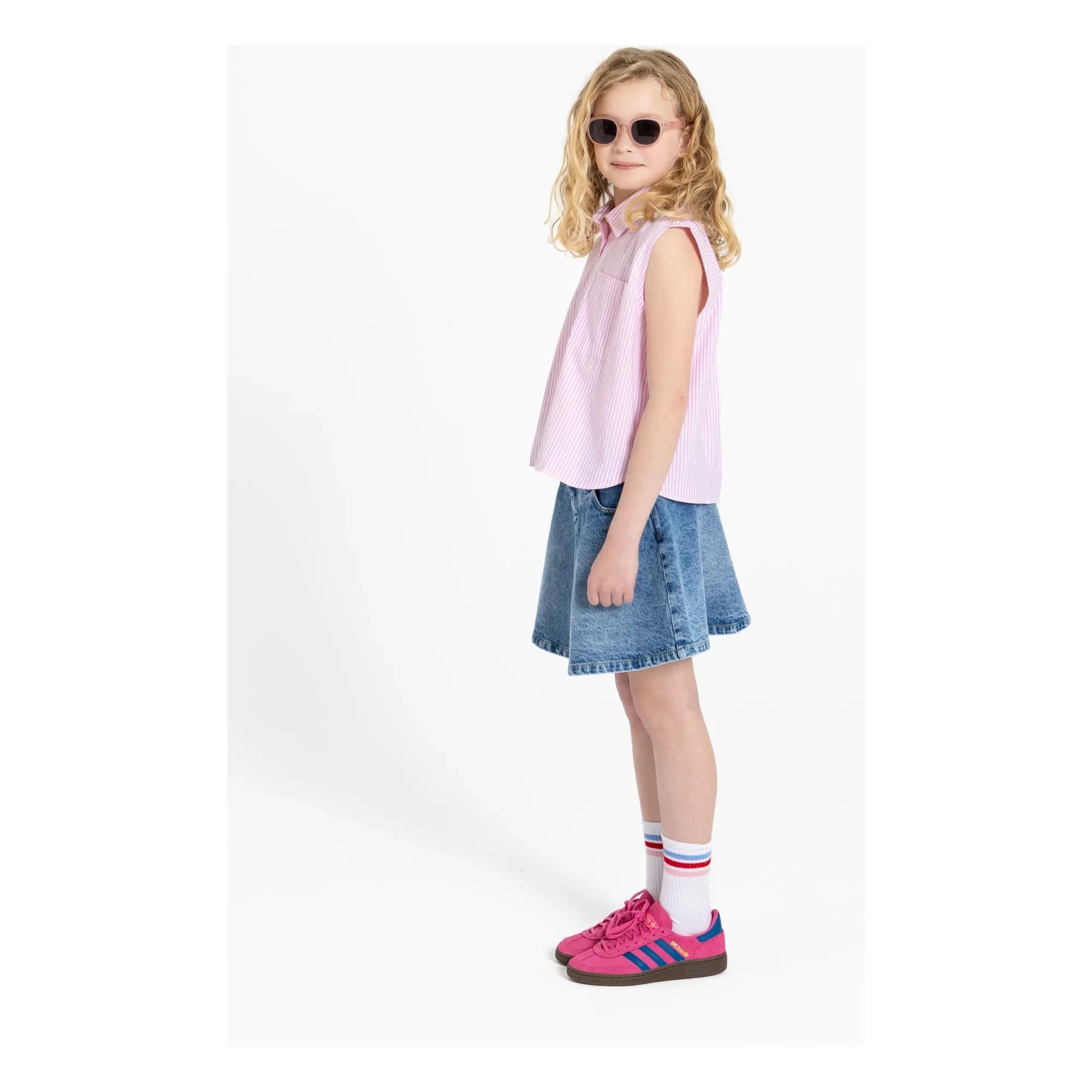 Finger in the Nose - Denim Joplin Skirt | Blue