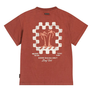 Tumble N'Dry - Oversized T-Shirt Port Douglas Recycled Cotton | Rust