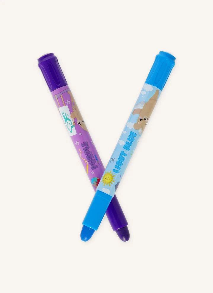 Legami - 12-Piece Teddy Friends Felt Tip Pen Set