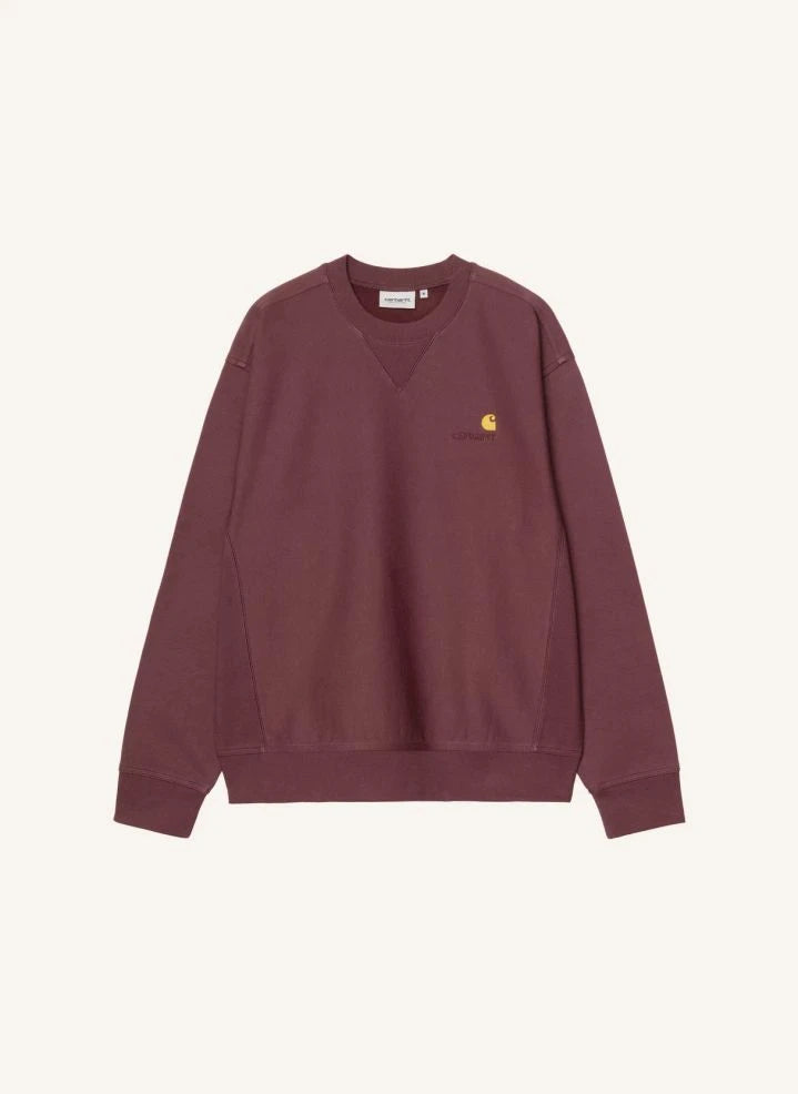 Carhartt WIP - American Script Sweatshirt | Bordo