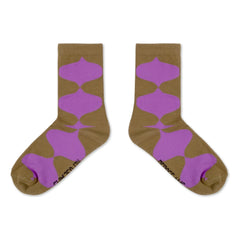 Repose AMS - Losange socks | Khaki