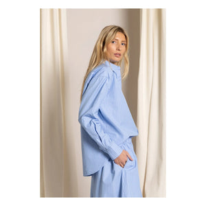 Smallable Woman - Striped Bruna Skirt | Light Blue