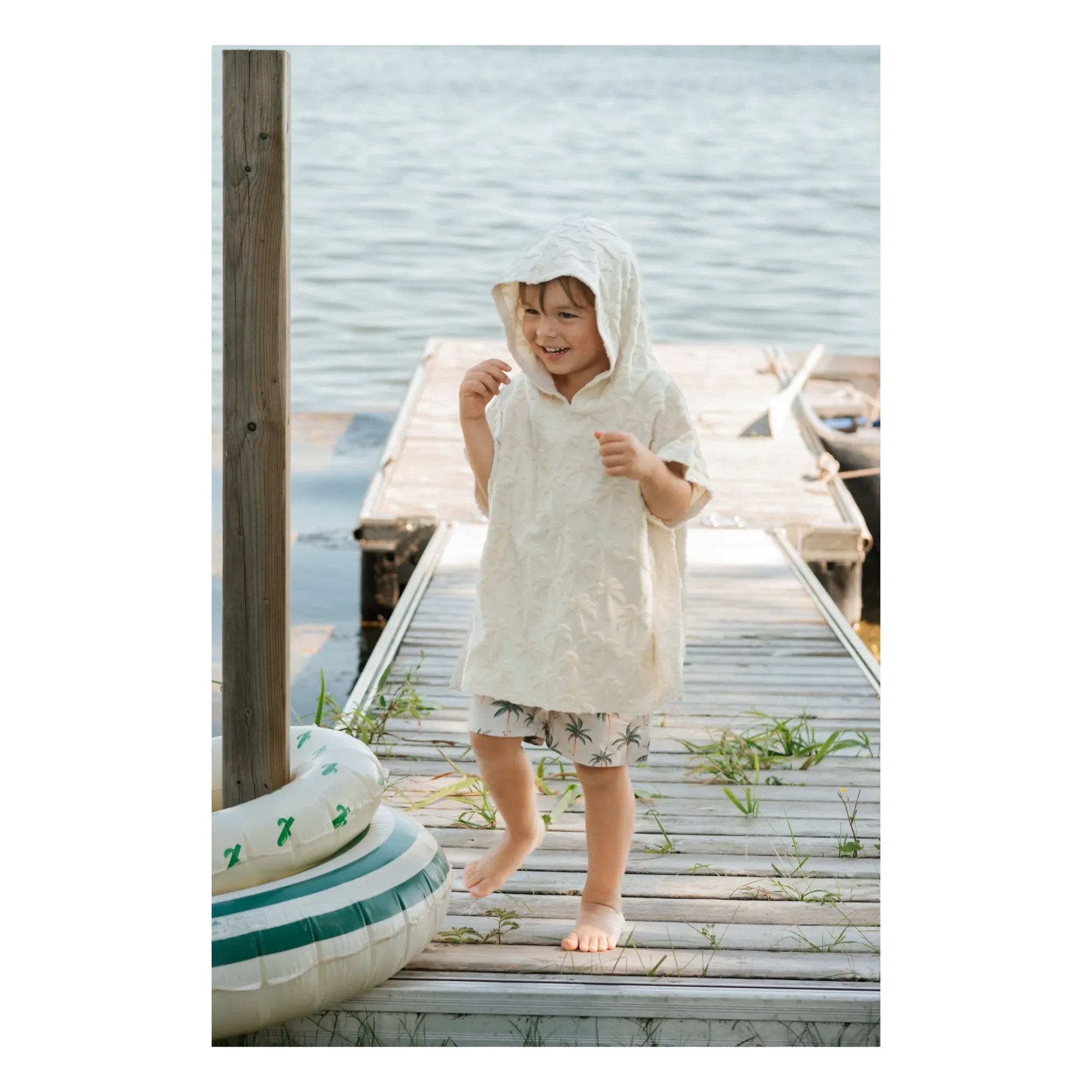 Petit Lem - Palm Shorts Made from Recycled Fibers | Green