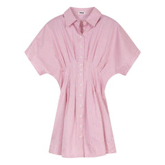 Indee - Striped Vilette Shirt Dress | Pink