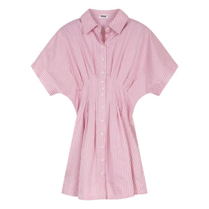 Indee - Striped Vilette Shirt Dress | Pink