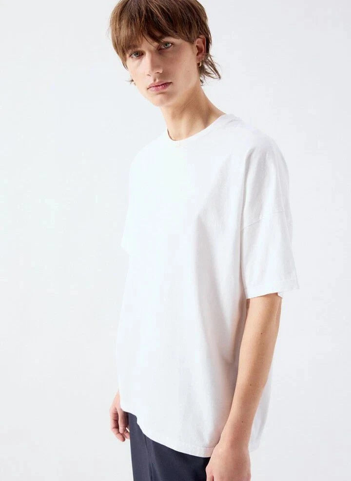 American Vintage - Fizvalley Cotton T-Shirt | White