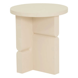 Nobodinoz - Apricot Painted Wooden Side Table | Ivory