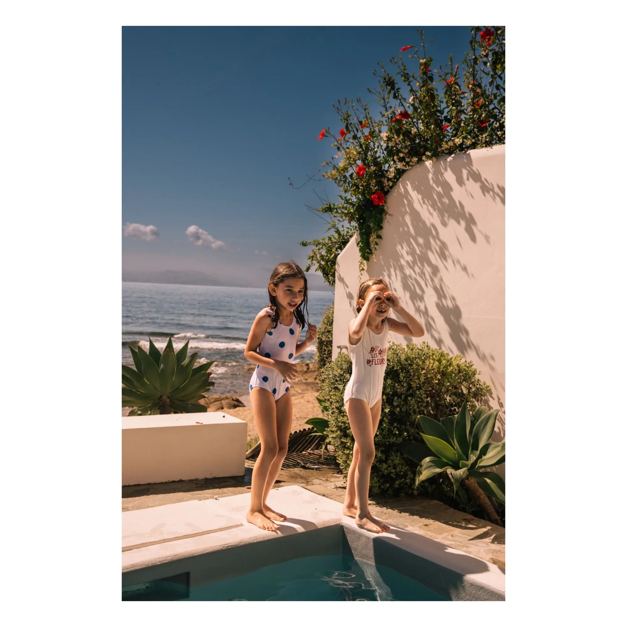 We Are Kids - Hailey Polka Dot Swimsuit | White