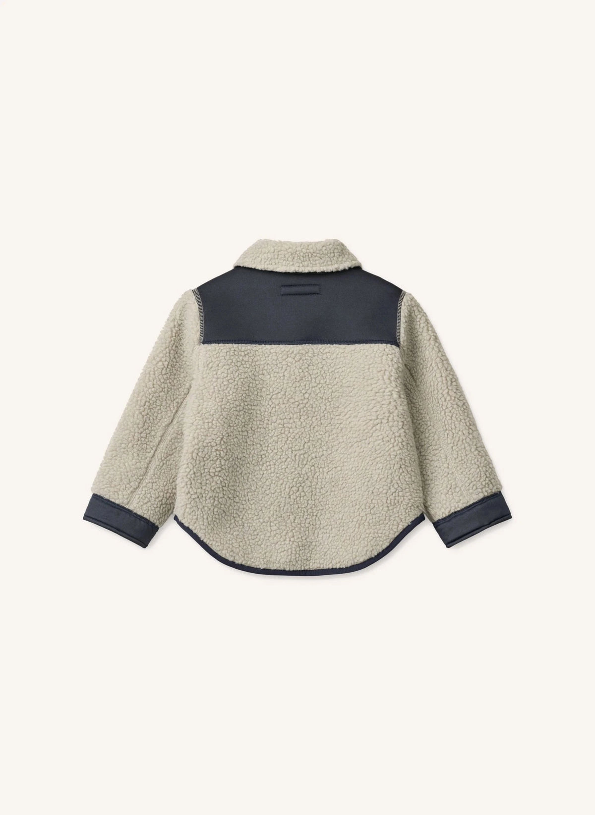 Liewood - Elian Recycled Fiber Sherpa Overshirt | Beige