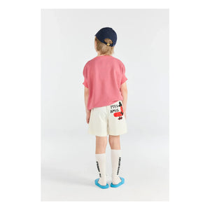 The Animals Observatory - Pink Short-Sleeve Sweater