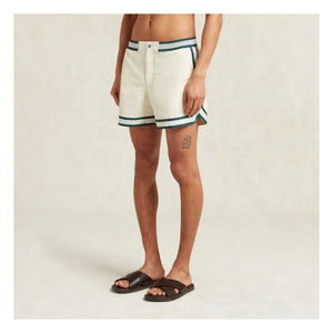 Ché Studios - Baller Swim Shorts | White - Cream
