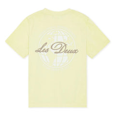 Les Deux - Globe Les Deux Organic Cotton T-Shirt | Yellow