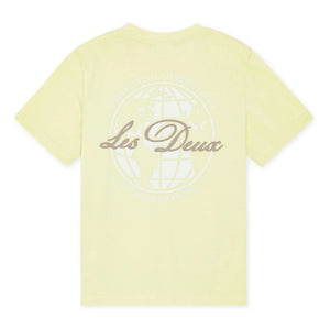 Les Deux - Globe Les Deux Organic Cotton T-Shirt | Yellow