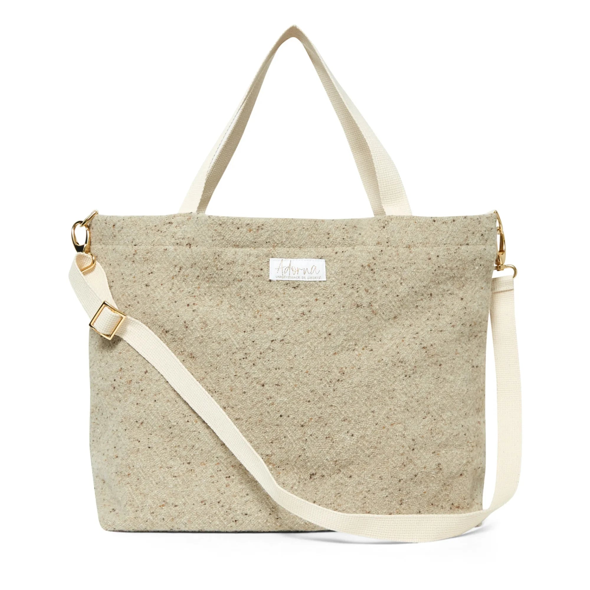 Adorna - Canvas Shoulder Bag Strap | Ecru