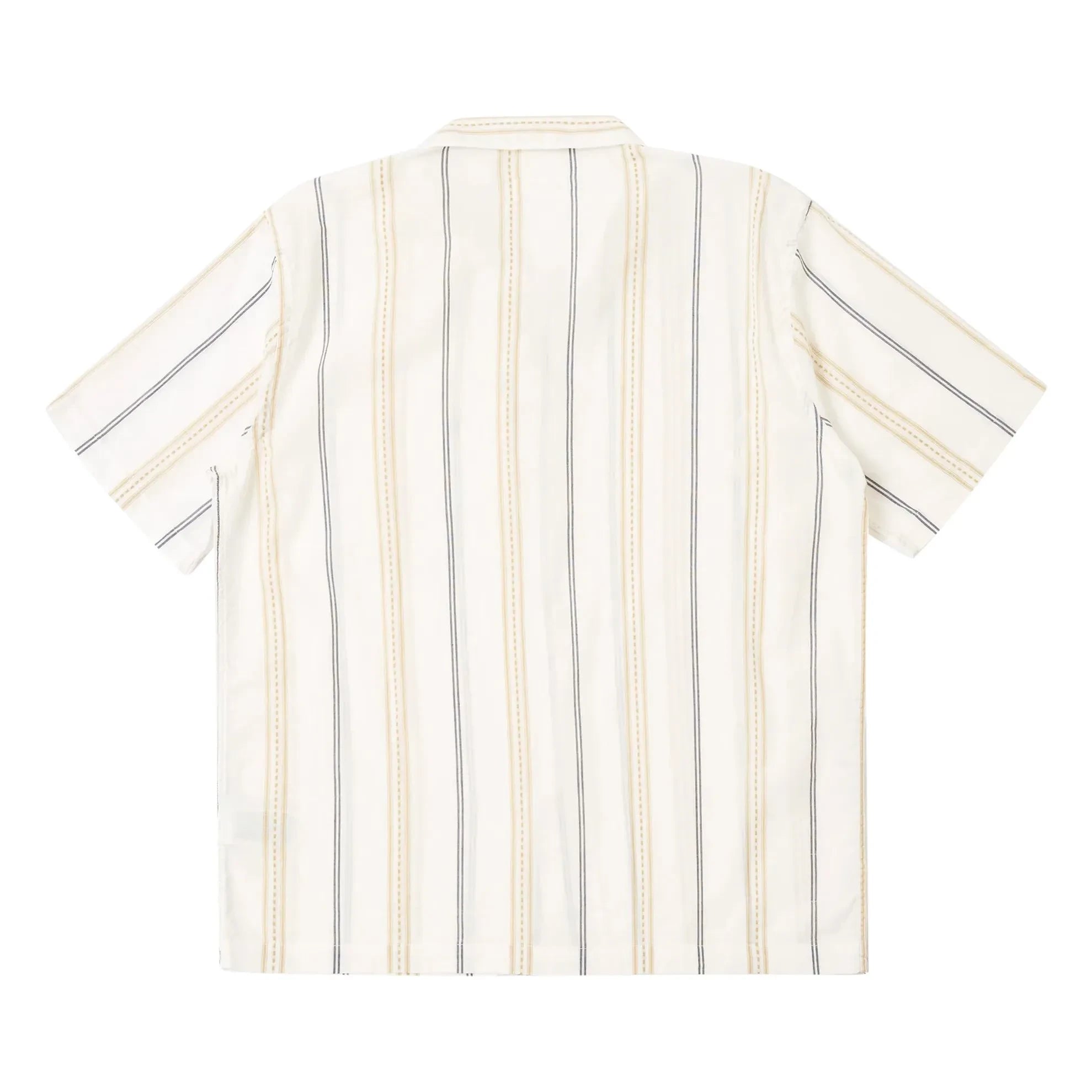 Universal Works - Hendrix Striped Shirt | Ecru
