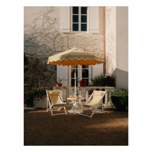 Business & Pleasure Co. - Beach Club Wavy Umbrella | Yellow