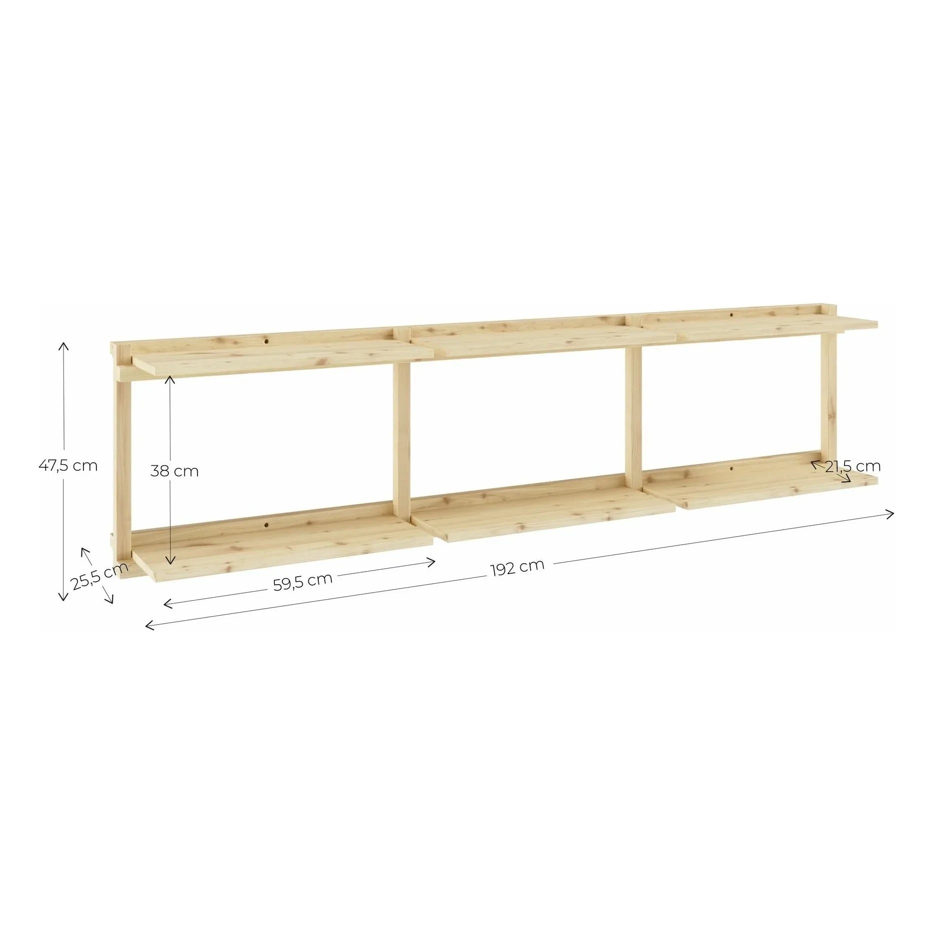 Karup Design - Groove raflar 47.5x192 cm
